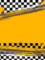 Grunge Rennsport Flagge Hintergrund Vektordesign vektor