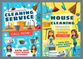 hushållning service, hushåll tvättning, rengöring vektor