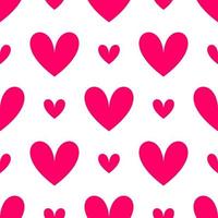 hjärta vektor illustration sömlös mönster lämplig för baner bakgrund, webb. på en valentines tema