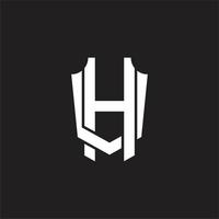 HV-Logo-Monogramm-Designvorlage vektor