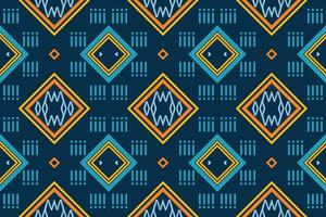 ethnisches aztekisches ikat nahtloses muster textil ikat damast nahtloses muster digitales vektordesign für druck saree kurti borneo stoff aztekische bürstensymbole muster partykleidung vektor