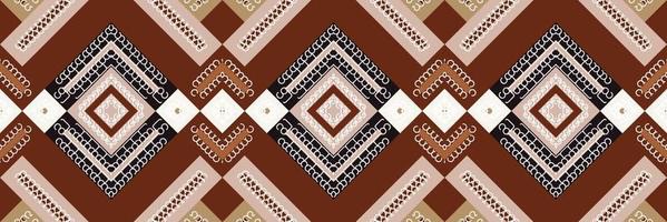 etnisk aztec ikat sömlös mönster textil- ikat blommig sömlös mönster digital vektor design för skriva ut saree kurti borneo tyg aztec borsta symboler färgrutor fest ha på sig