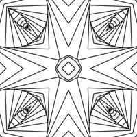 Geometrische Formen des Netzes 3d Vektor verdrehter gebogener Streifen moderne modische Illustration des schwarzen weißen Hintergrundes. Muster,