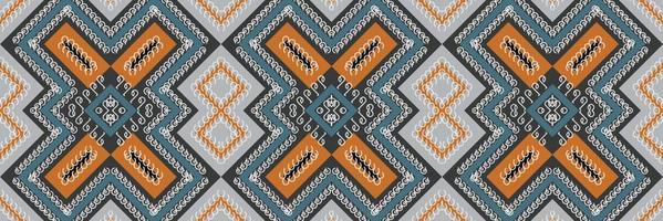 indisk etnisk design mönster. traditionell mönstrad tapet den är en mönster skapas förbi kombinerande geometrisk former. design för skriva ut. använder sig av i de mode industri. vektor