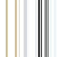 Barcode Seamless Pattern Striped Fabric druckt ein asymmetrisches Streifenmuster, das aus typischerweise vertikalen, unausgewogenen Streifen besteht, die keine Mitte haben. vektor