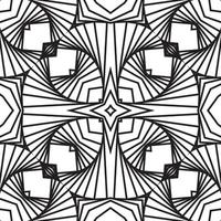 dynamisk 3d vågig rader sömlös mönster. abstrakt dynamisk skrynkliga textur. 3d mönster. de illusion av rörelse mönster. vektor