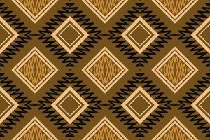 ethnischer Mustervektor. nahtlose Ikat-Stickerei, geometrisches ethnisches Muster, traditionelles Design. Es ist ein Muster, das durch die Kombination geometrischer Formen entsteht. Design für den Druck. Einsatz in der Modebranche. vektor