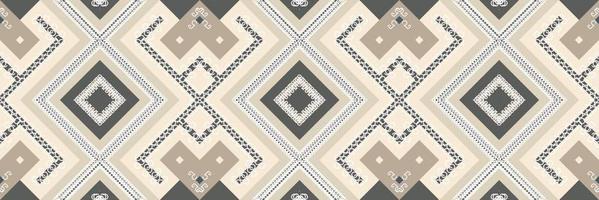 etnisk aztec ikat sömlös mönster textil- ikat design sömlös mönster digital vektor design för skriva ut saree kurti borneo tyg aztec borsta symboler färgrutor bomull