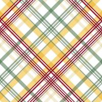 Gingham-Muster entwerfen Textilien Die resultierenden Farbblöcke wiederholen sich vertikal und horizontal in einem unverwechselbaren Muster aus Quadraten und Linien, das als Sett bekannt ist. Tartan wird oft als Plaid bezeichnet vektor