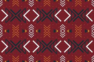 ethnisches aztekisches ikat nahtloses muster textil ikat diamant nahtloses muster digitales vektordesign für druck saree kurti borneo stoff aztekische bürstensymbole muster baumwolle vektor