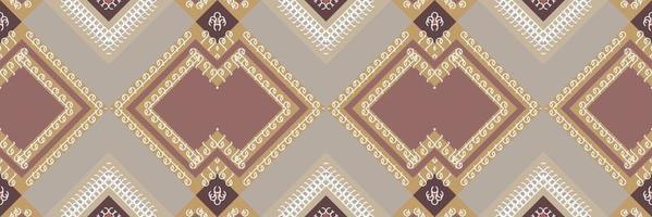 etnisk aztec ikat sömlös mönster textil- ikat diamant sömlös mönster digital vektor design för skriva ut saree kurti borneo tyg aztec borsta symboler färgrutor fest ha på sig