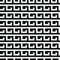moderner geometrischer Hintergrund. abstraktes Schwarz-Weiß-Vektor-nahtloses Muster. moderne stilvolle abstrakte textur. sich wiederholende geometrische geflochtene Linien aus rechteckigen Fliesen. vektor
