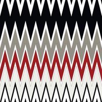 beliebter Zickzack-Chevron-Grunge-geometrischer Hintergrund für Tapeten, Geschenkpapier, Stoffdruck, Möbel. Zickzack-Druck. ungewöhnlich gemaltes Ornament aus Pinselstrichen. vektor