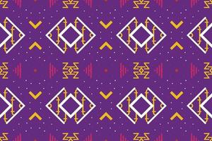 ethnisches aztekisches ikat nahtloses muster textil ikat diamant nahtloses muster digitales vektordesign für druck saree kurti borneo stoff aztekische bürste symbole muster designer vektor