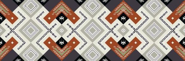 ikat sömlös mönster ikat Ränder batik textil- sömlös mönster digital vektor design för skriva ut saree kurti borneo tyg gräns borsta symboler färgrutor eleganta
