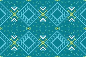 ethnisches aztekisches ikat nahtloses muster textil ikat drucke nahtloses muster digitales vektordesign für druck saree kurti borneo stoff aztekische bürste symbole muster designer vektor