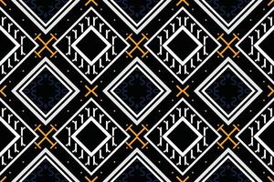 etnisk aztec ikat sömlös mönster textil- ikat rand sömlös mönster digital vektor design för skriva ut saree kurti borneo tyg aztec borsta symboler färgrutor bomull