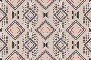 etnisk mönster vektor. ikat sömlös broderi, traditionell mönster afrikansk konst den är en mönster skapas förbi kombinerande geometrisk former. design för skriva ut. använder sig av i de mode industri. vektor