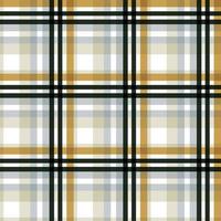 tartan pattern design texture ist ein gemusterter Stoff, der aus überkreuzten, horizontalen und vertikalen Bändern in mehreren Farben besteht. Tartans gelten als kulturelle Ikone Schottlands. vektor
