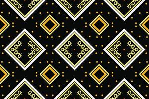 etnisk aztec ikat sömlös mönster textil- ikat ram sömlös mönster digital vektor design för skriva ut saree kurti borneo tyg aztec borsta symboler färgrutor designer