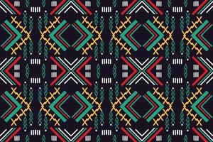 etnisk aztec ikat sömlös mönster textil- afrikansk ikat sömlös mönster digital vektor design för skriva ut saree kurti borneo tyg aztec borsta symboler färgrutor fest ha på sig