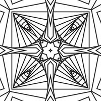 svartvit sömlös 3d rand mönster abstrakt dynamisk skrynkliga textur. 3d mönster. de illusion av rörelse mönster. vektor