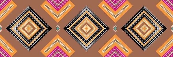 etnisk aztec ikat sömlös mönster textil- ikat blommig sömlös mönster digital vektor design för skriva ut saree kurti borneo tyg aztec borsta symboler färgrutor eleganta