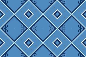 etnisk aztec ikat sömlös mönster textil- ikat ram sömlös mönster digital vektor design för skriva ut saree kurti borneo tyg aztec borsta symboler färgrutor fest ha på sig