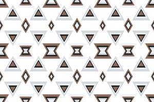 abstrakt modern geometri former vektor sömlös mönster den består av en polyeder sådan som en cirkel fyrkant triangel Begagnade i de textil- industri, tyg mönster, papper, tapet, bok omslag