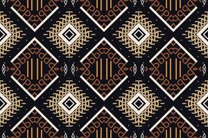 etnisk mönster. ikat sömlös folk broderi, traditionellt mönster design den är en mönster skapas förbi kombinerande geometrisk former. design för skriva ut. använder sig av i de mode industri. vektor