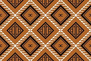 ethnischer Mustervektor. nahtlose Ikat-Stickerei, traditionelle ethnische Mustervektoren. Es ist ein Muster, das durch die Kombination geometrischer Formen entsteht. Design für den Druck. Einsatz in der Modebranche. vektor