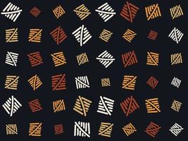 freehand skiss checker mönster. navajo tyg sömlös mönster design etnisk aztec tyg matta mandala prydnad inföding boho sparre textil. vektor
