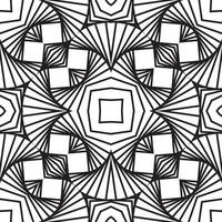 dynamisk 3d vågig rader sömlös mönster. vektor vriden böjd rand modern trendig illustration av svart vit bakgrund. mönster,
