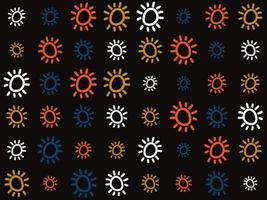 Freihandzeichnung aztekischer Druck Stoff Musterdesign geometrische Boho Textur Vektor Illustrationen Hintergrund.