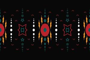 etnisk gräns ikat sömlös mönster textil- ikat Ränder sömlös mönster digital vektor design för skriva ut saree kurti borneo tyg gräns borsta symboler färgrutor designer