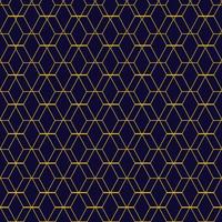 abstrakte form idae geometrisches muster gestreiftes gold auf blauem hintergrundstoff vektor