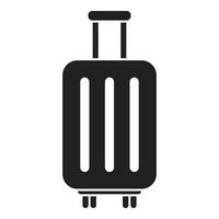 resa bagage ikon enkel vektor. flygplats överföra vektor