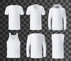T-Shirt-Vorlage, Polo, Hoodie und Tanktop-Modell
