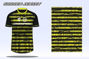 Fußballtrikot-Sport-T-Shirt-Designmodell für den Fußballverein 07 vektor