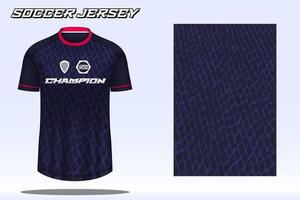 Fußballtrikot-Sport-T-Shirt-Designmodell für den Fußballverein 23 vektor