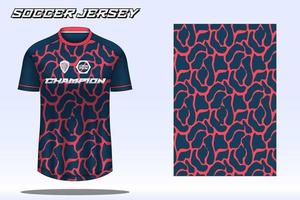 Fußballtrikot-Sport-T-Shirt-Designmodell für den Fußballverein 04 vektor