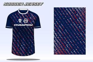 Fußballtrikot-Sport-T-Shirt-Designmodell für den Fußballverein 21 vektor