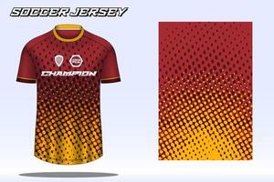 fotboll jersey sport t-shirt design attrapp för fotboll klubb 03 vektor