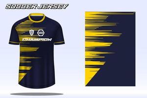 Fußballtrikot-Sport-T-Shirt-Designmodell für den Fußballverein 24 vektor