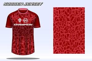 Fußballtrikot-Sport-T-Shirt-Designmodell für den Fußballverein 05 vektor
