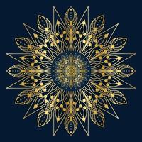 Luxus-Mandala-Zierdesign vektor