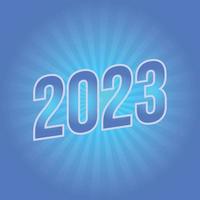 2023 Textdesignvektor vektor