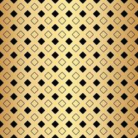 geometrisk guld sömlös upprepa mönster bakgrund, guld och svart tapet. vektor