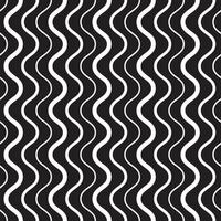 svart och vit abstrakt vågig mönster vektor