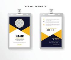 företags- företag företag minimalistisk id kort design för anställda abstrakt frisör vektor
